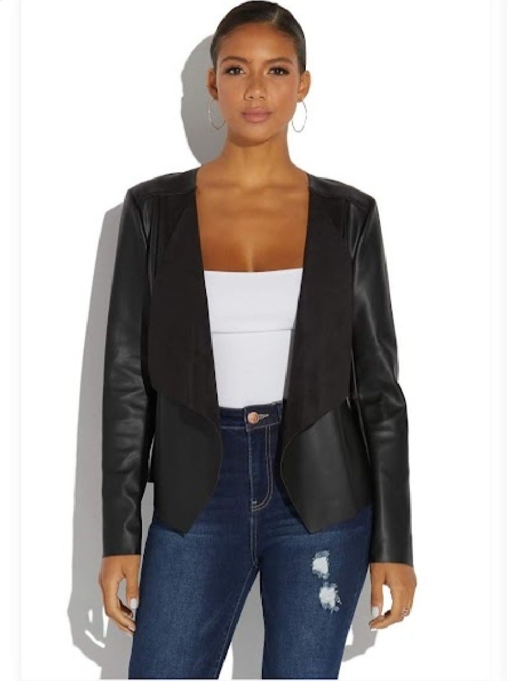 Women's Black Leather Jacket
